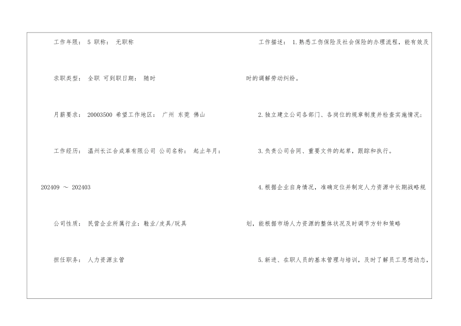 2024个人简历模板最新五篇_第2页