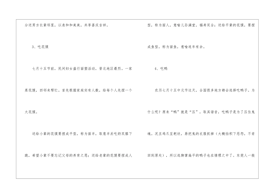 2024中元节传统民间风俗食物_第3页
