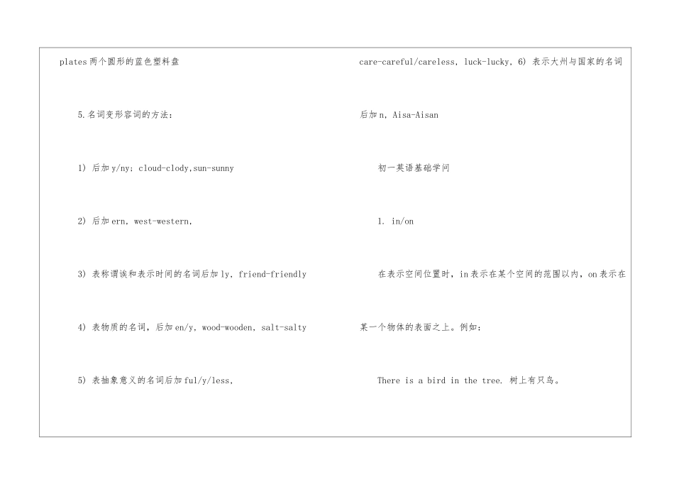2024中考英语必考知识点最新_第3页