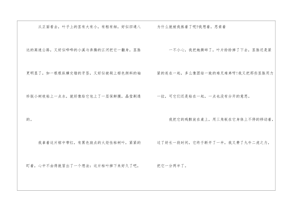 2024中考语文写作技巧精解五官观察-_第2页