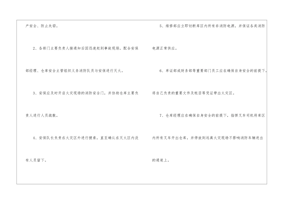 2024仓库突发事件应急预案_第3页