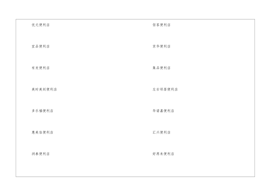 2024便利店名字独一无二_第2页
