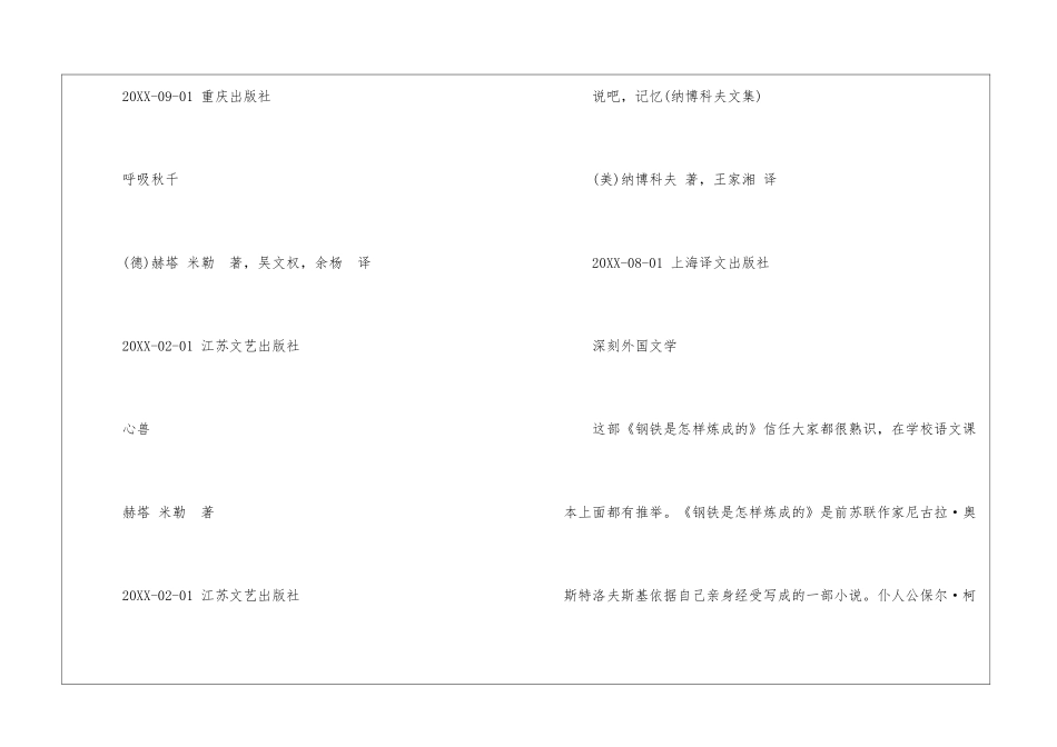 2024值得深思的外国小说大全_第2页