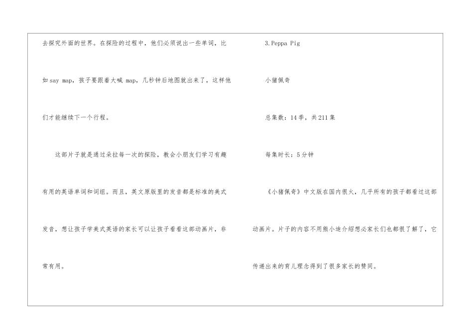 2024儿童英语启蒙动画片大全-儿童学英语启蒙动画片_第3页