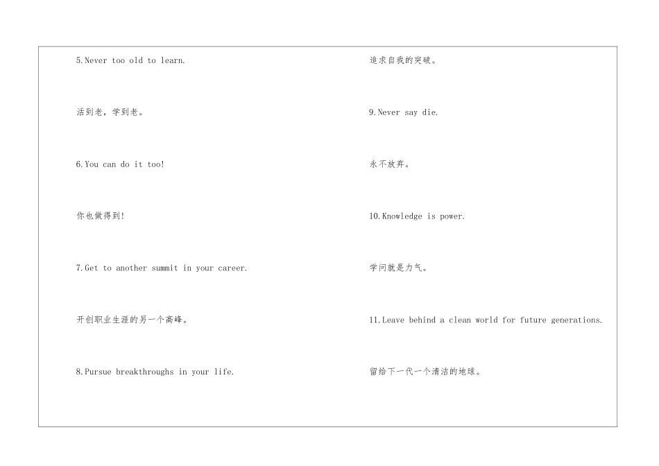 2024充满正能量的英文签名_第2页