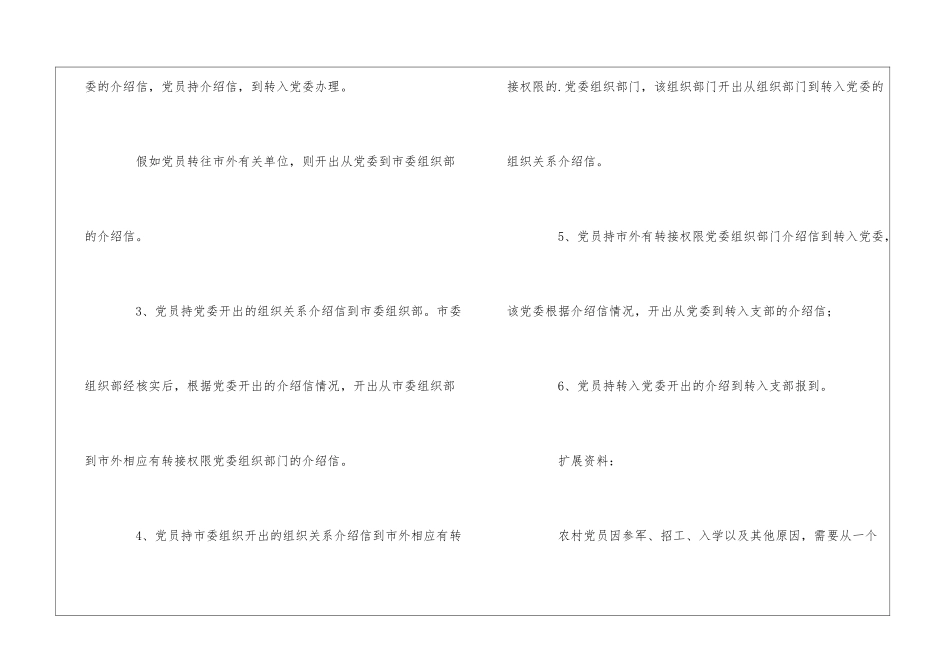 2024党籍转移需要什么手续_第2页