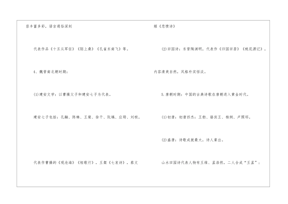 2024公务员行测复习古代诗歌的发展知识_第2页