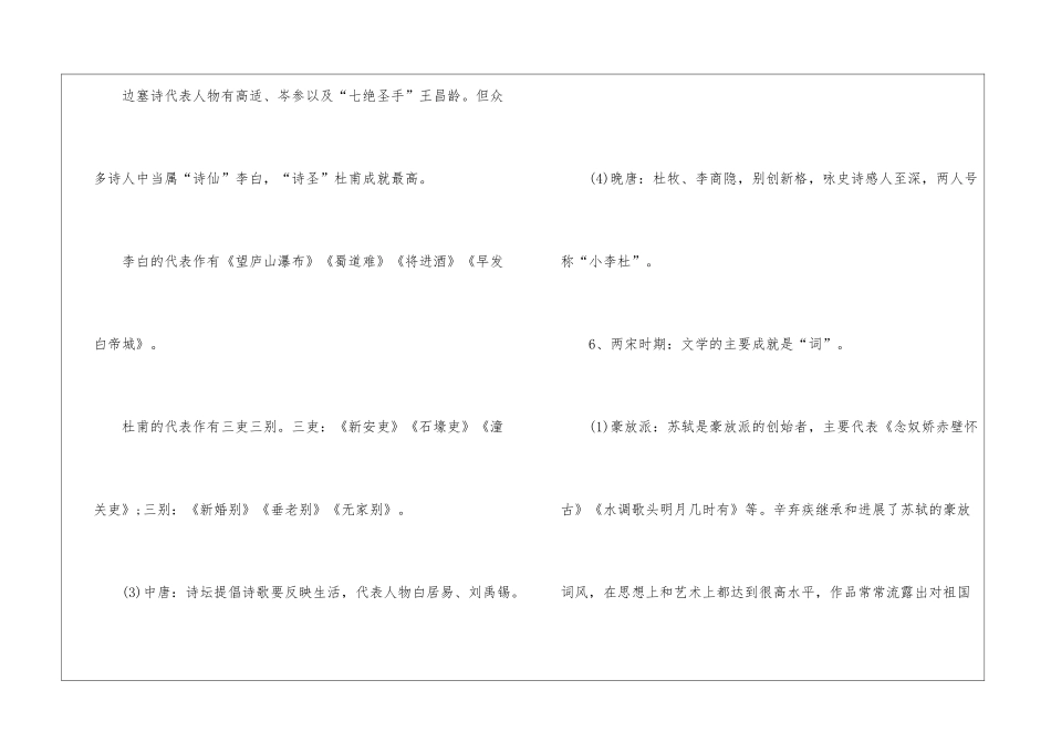 2024公务员行测复习古代诗歌的发展知识_第3页