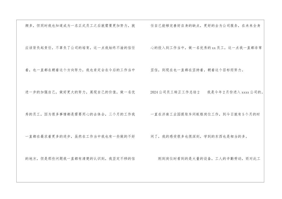 2024公司员工转正工作总结_第3页