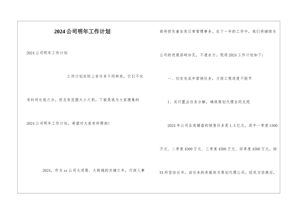2024公司明年工作计划_第1页