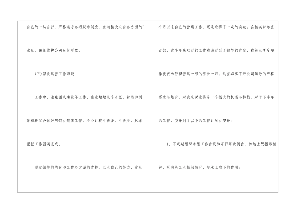 2024公司运营专员试用期工作总结_第2页