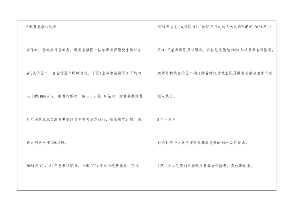 2024养老保险补交新政策解读_第3页