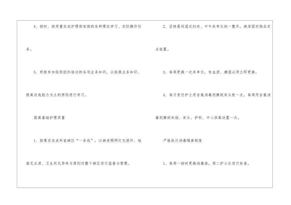 2024内科护士长工作计划-护士工作计划_第2页
