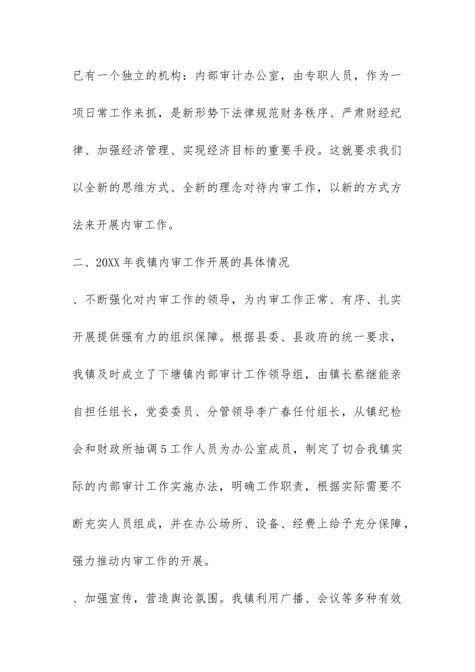 2024内部审计工作心得体会总结-_第2页