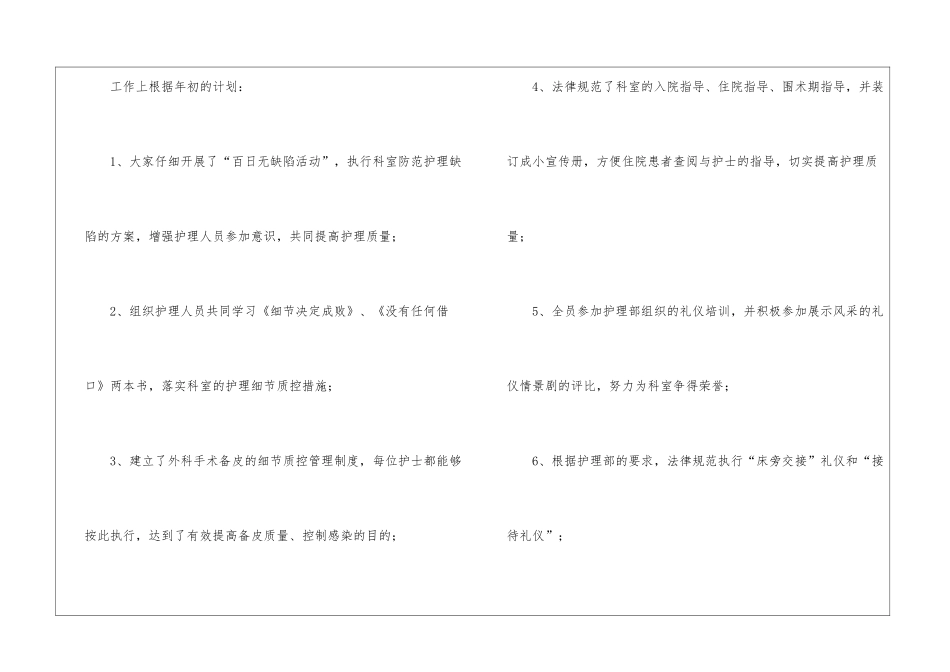 2024医院外科护理工作年终工作总结_第2页