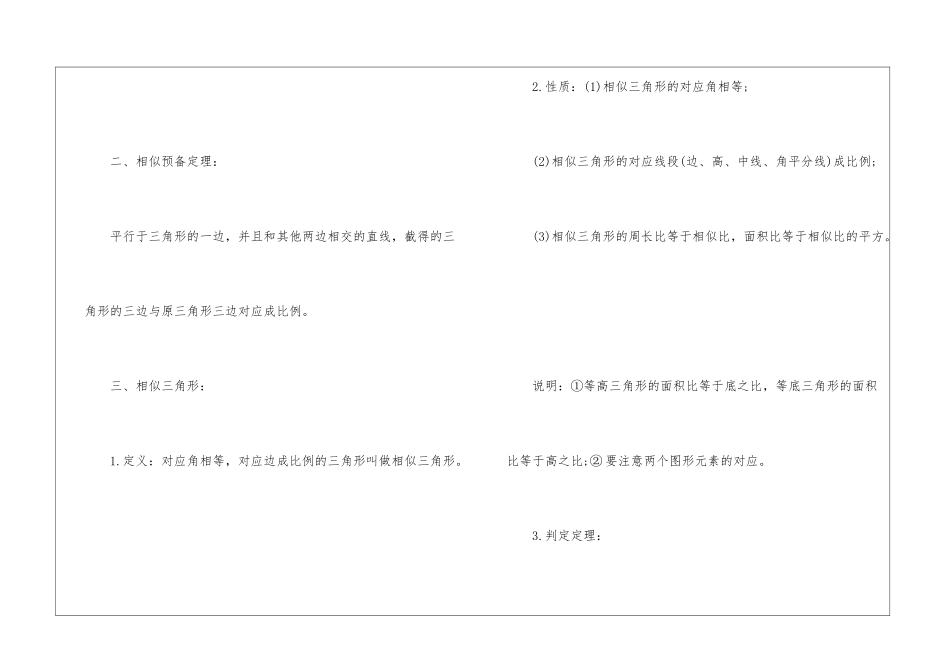 2024吉林中考数学考点梳理_第2页