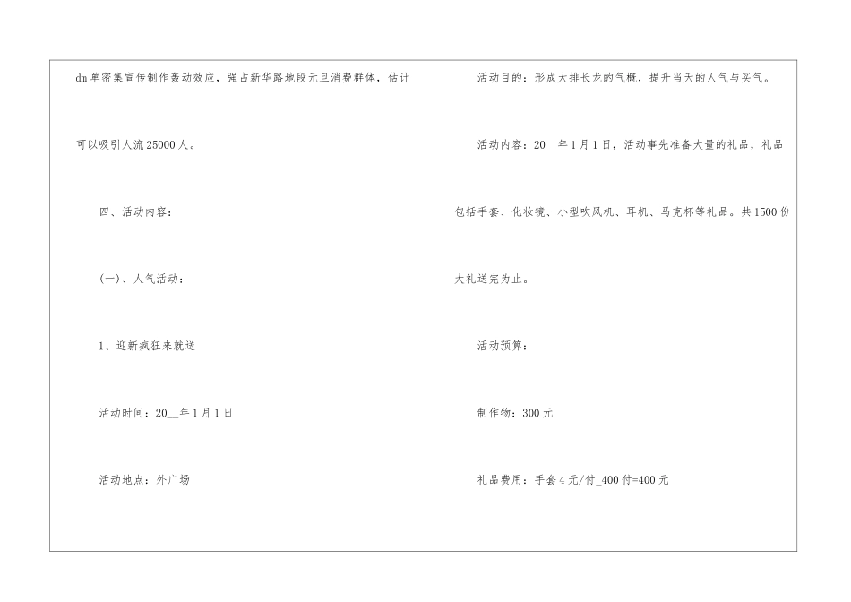 2024商场元旦促销策划方案最新_第3页