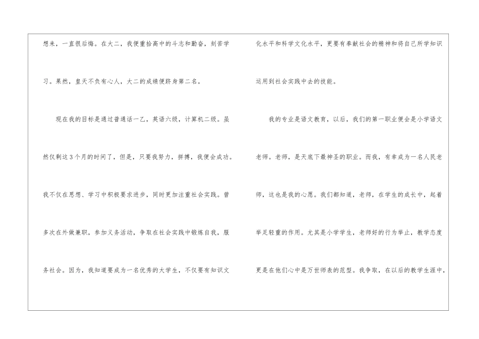 2024国家奖学金申请书模板5篇_第3页