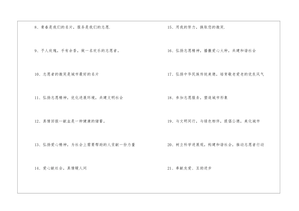 2024国际志愿者日活动口号标语_第2页