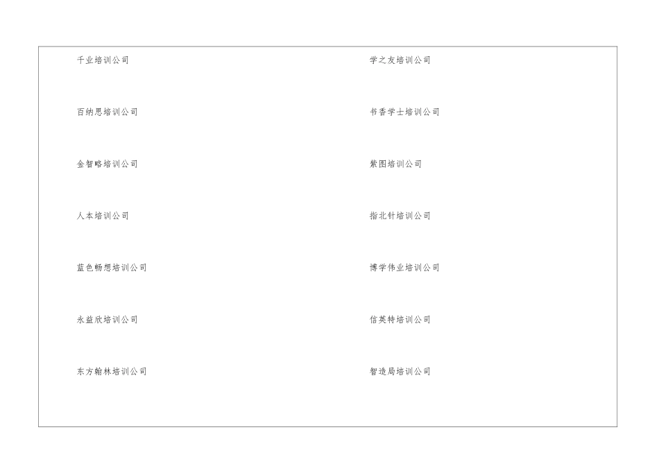 2024培训公司名字大气好听_第2页