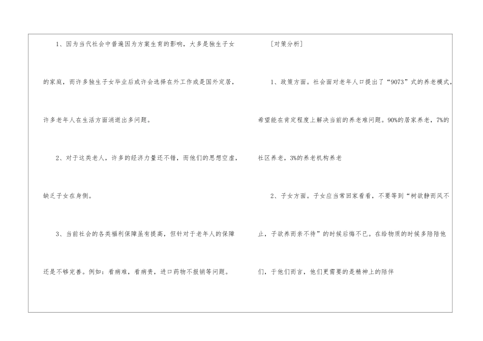 2024大学生村官申论热点：怎样解决养老问题_第2页