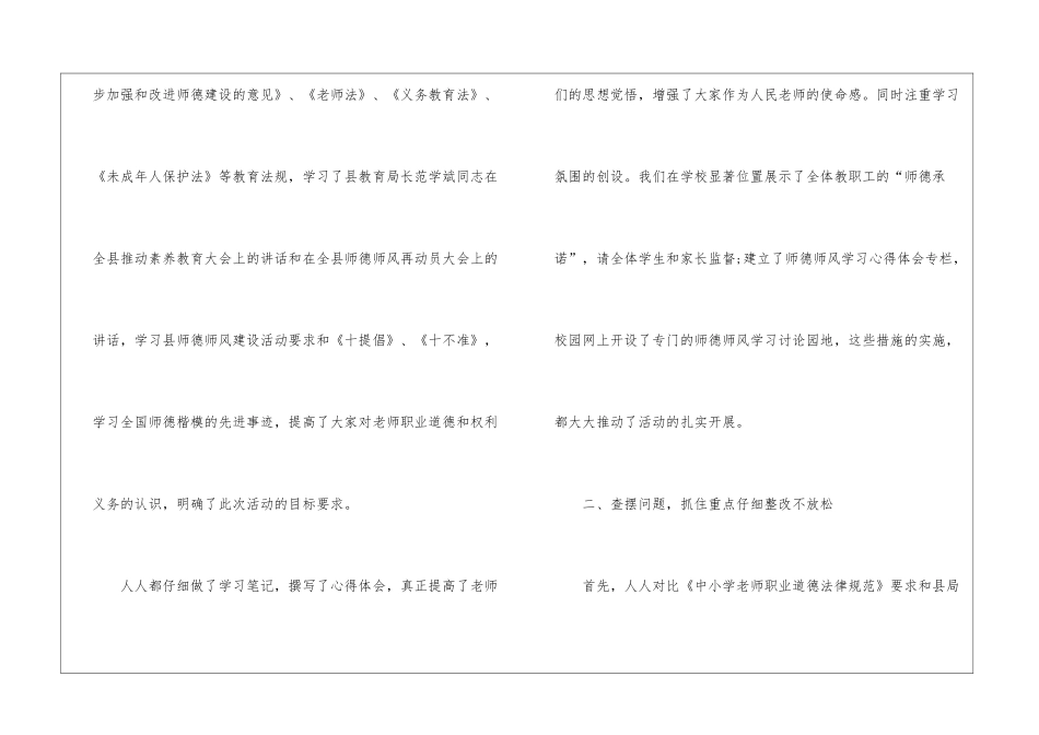 2024学校师德师风工作总结_第3页