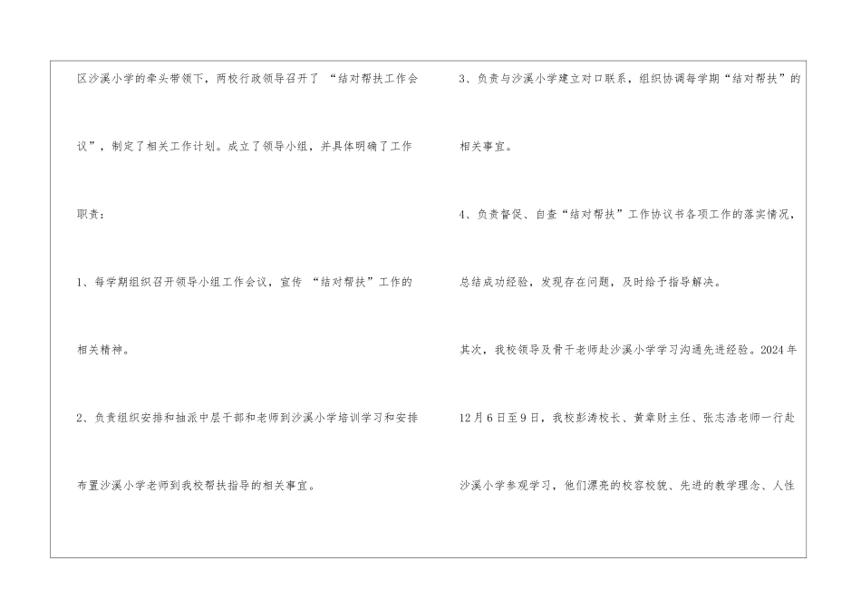 2024学校帮扶工作总结_第2页