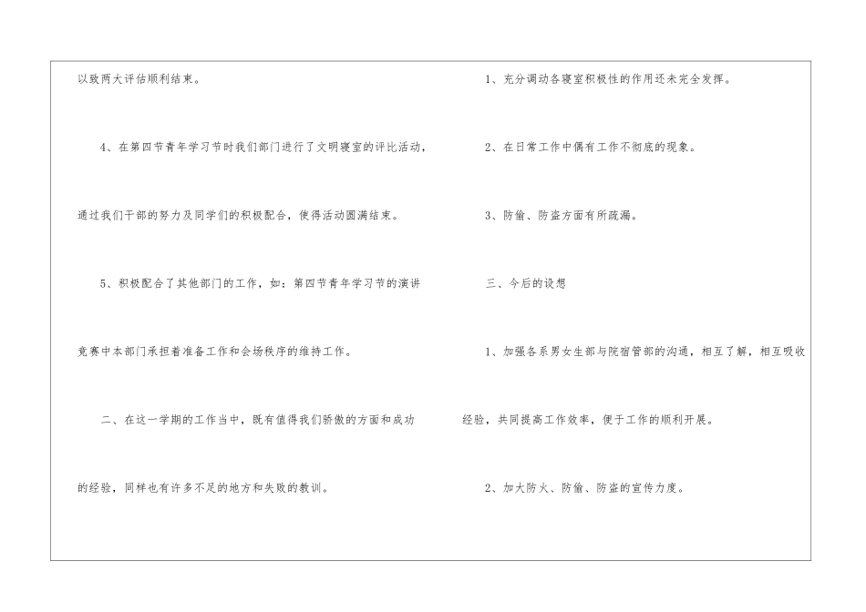 2024学生会宿管部年终工作总结_第3页