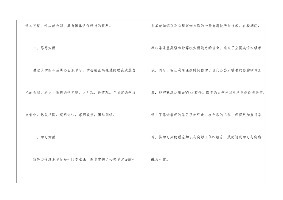 2024学生自我鉴定600字5篇_第2页