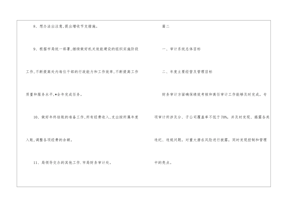 2024审计工作计划范文-审计工作计划_第2页