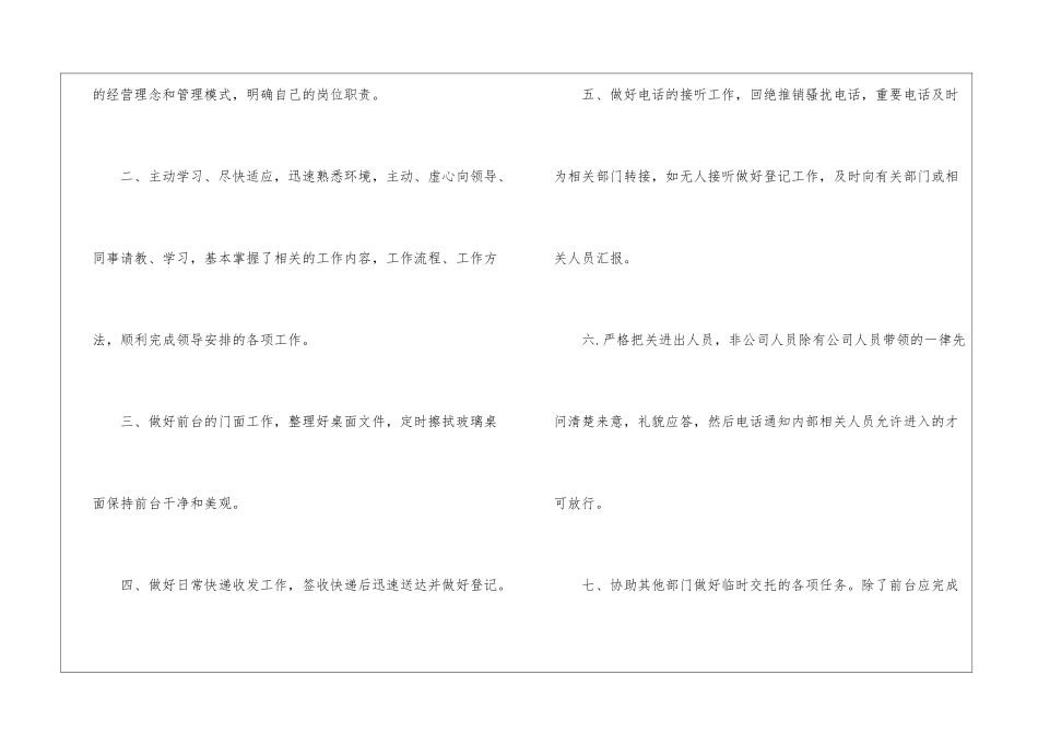 2024客服试用期工作总结_第2页