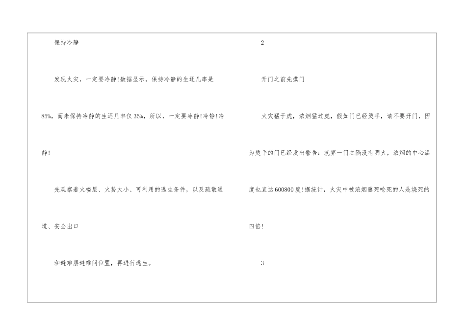 2024家里发生火灾时的正确做法是什么_第3页