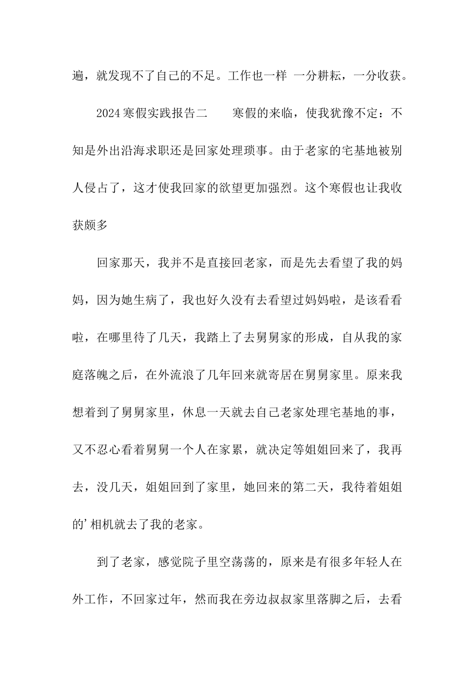 2024寒假实践报告_第3页