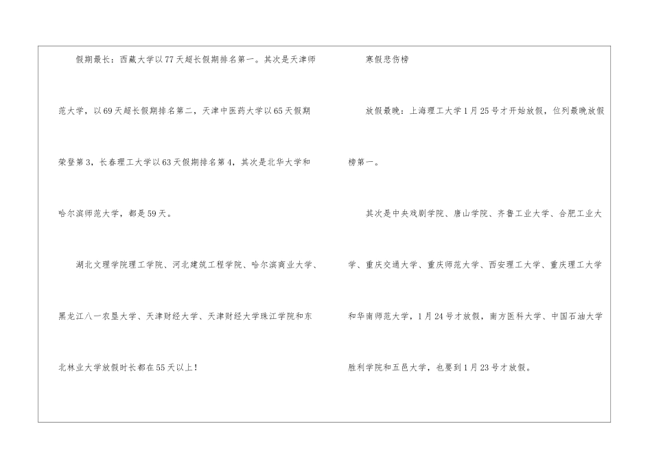 2024寒假放假最晚的大学-2024各大高校寒假放假时间汇总_第3页