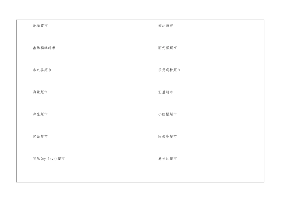 2024寓意生意兴隆超市起名方法-好听大气超市名字大全_第3页