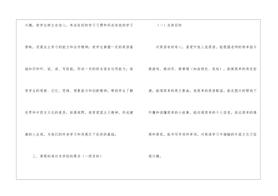 2024小学四年级下册英语教学计划3篇_第2页