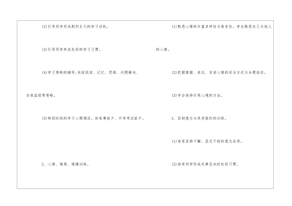 2024小学心理健康教育工作计划_第3页