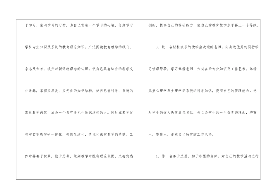 2024小学数学教师个人发展规划_第3页