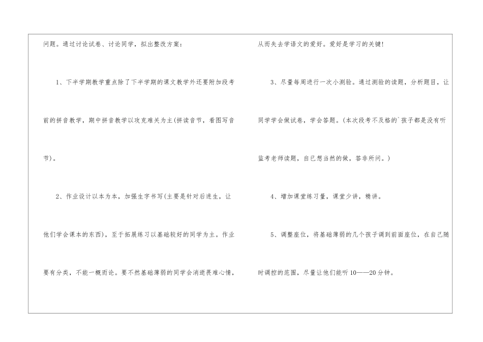 2024小学生段考心得体会600字5篇_第2页
