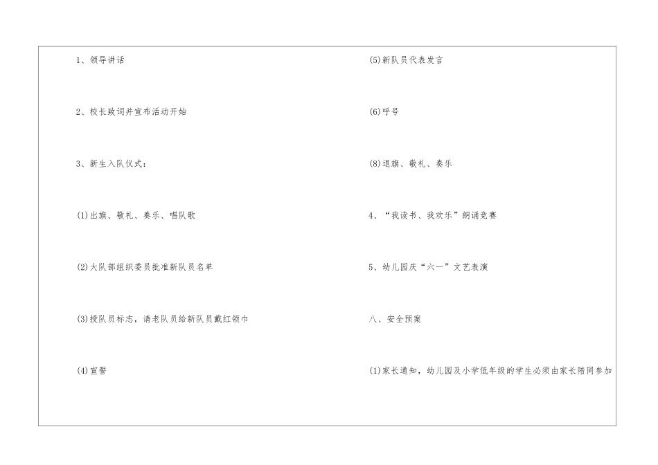 2024小学生班级创意活动策划方案_第3页
