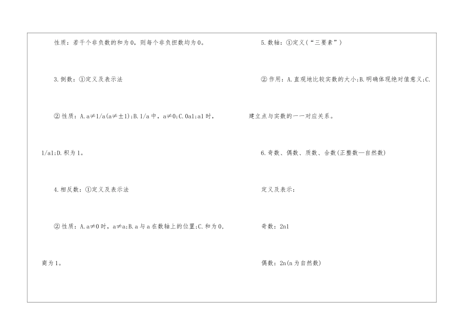 2024山东淄博中考数学考点知识点_第2页