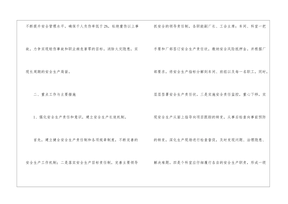 2024工厂工作计划_第2页