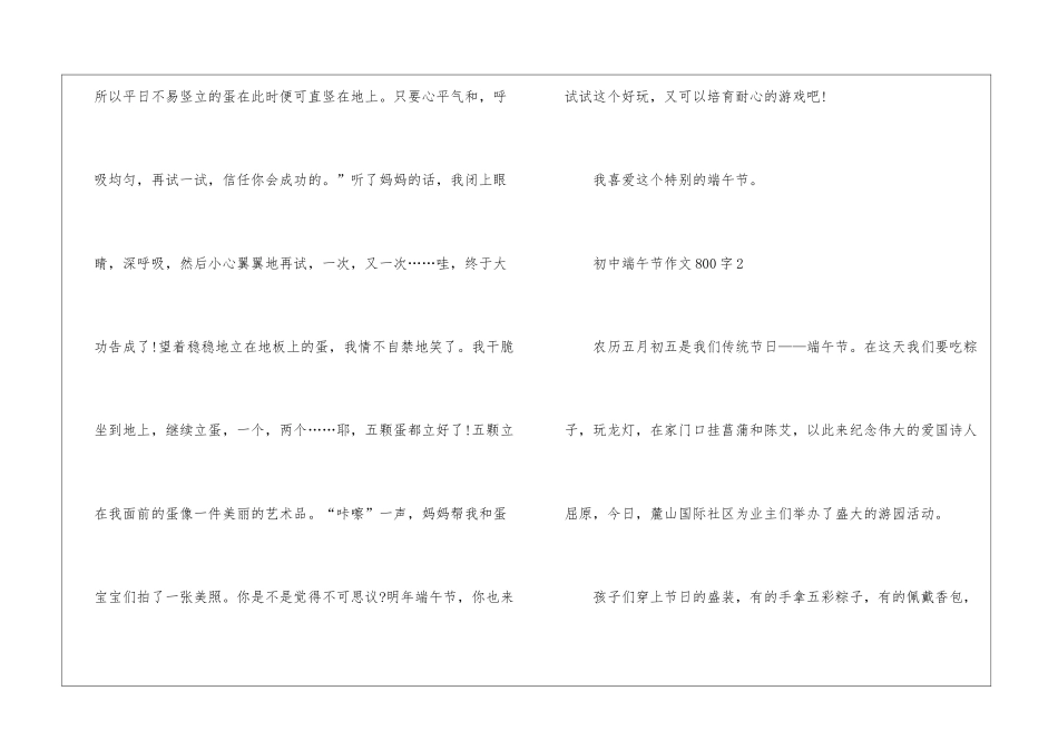 2024年800字初中端午节作文5篇_第3页
