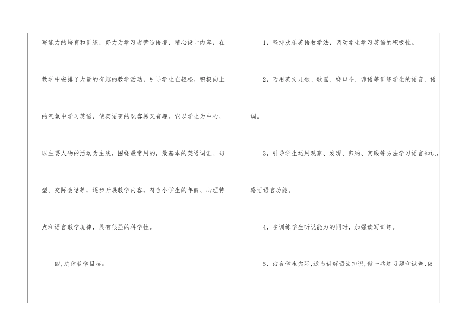 2024年下学期英语老师教学工作计划_第3页