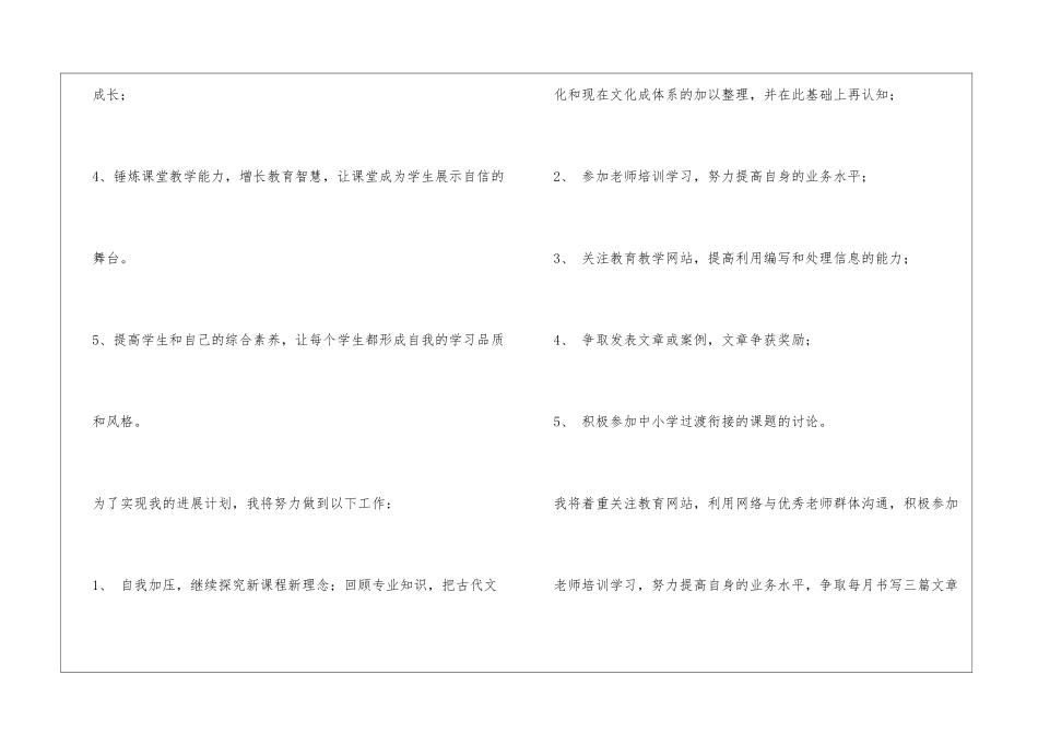 2024年个人发展提升工作计划_第2页