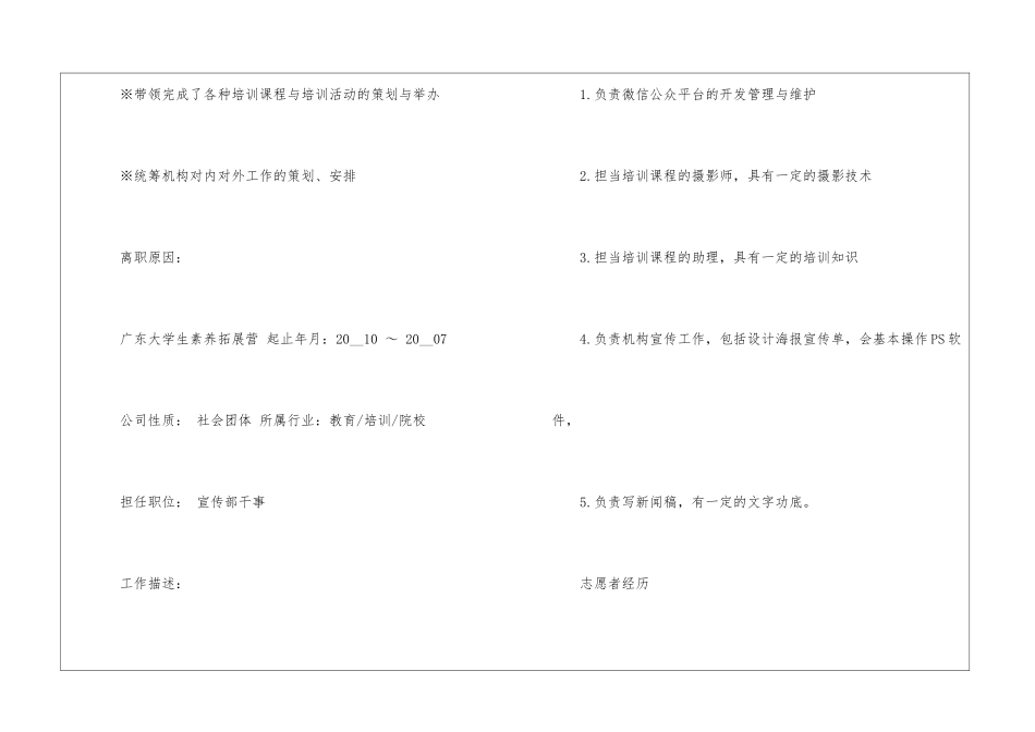 2024年个人简历电子版填写_第3页