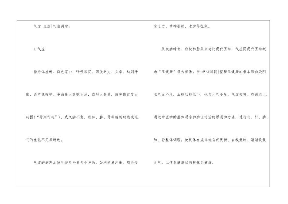 2024年中医执业医师资格考试中医基础辅导_第2页