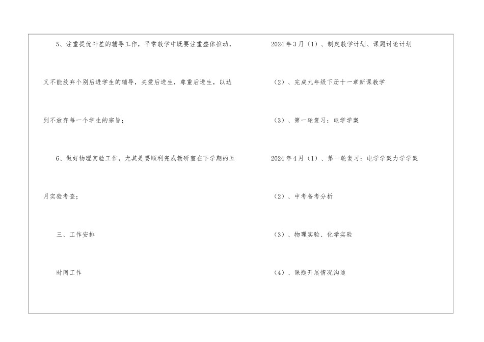 2024年中学物理教研组教学工作计划_第3页