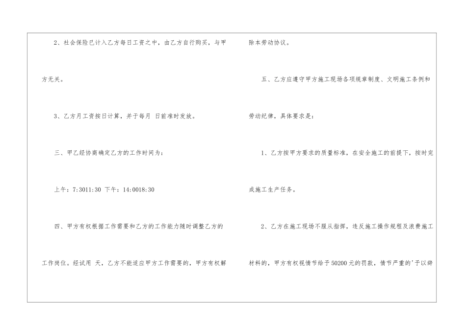 2024年临时劳务合同样本_第2页