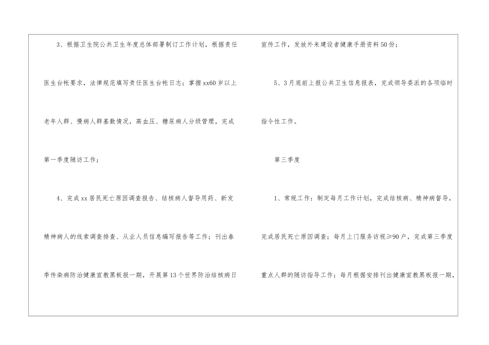 2024年乡村医生的工作计划_第3页